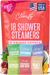 CLEVERFY pastillas de ducha lavanda: aroma calmante para relajarte en casa.