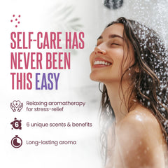 CLEVERFY ducha aromaterapia mentol eucalipto, sensación vigorizante para la mañana