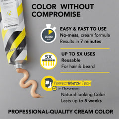 Crema colorante Cleverman para un color profesional en casa