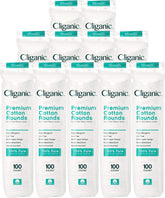 Cliganic discos de algodón para rostro, textura suave para desmaquillar