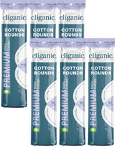 Cliganic paquete 6 de almohadillas de algodón, suave para piel sensible.