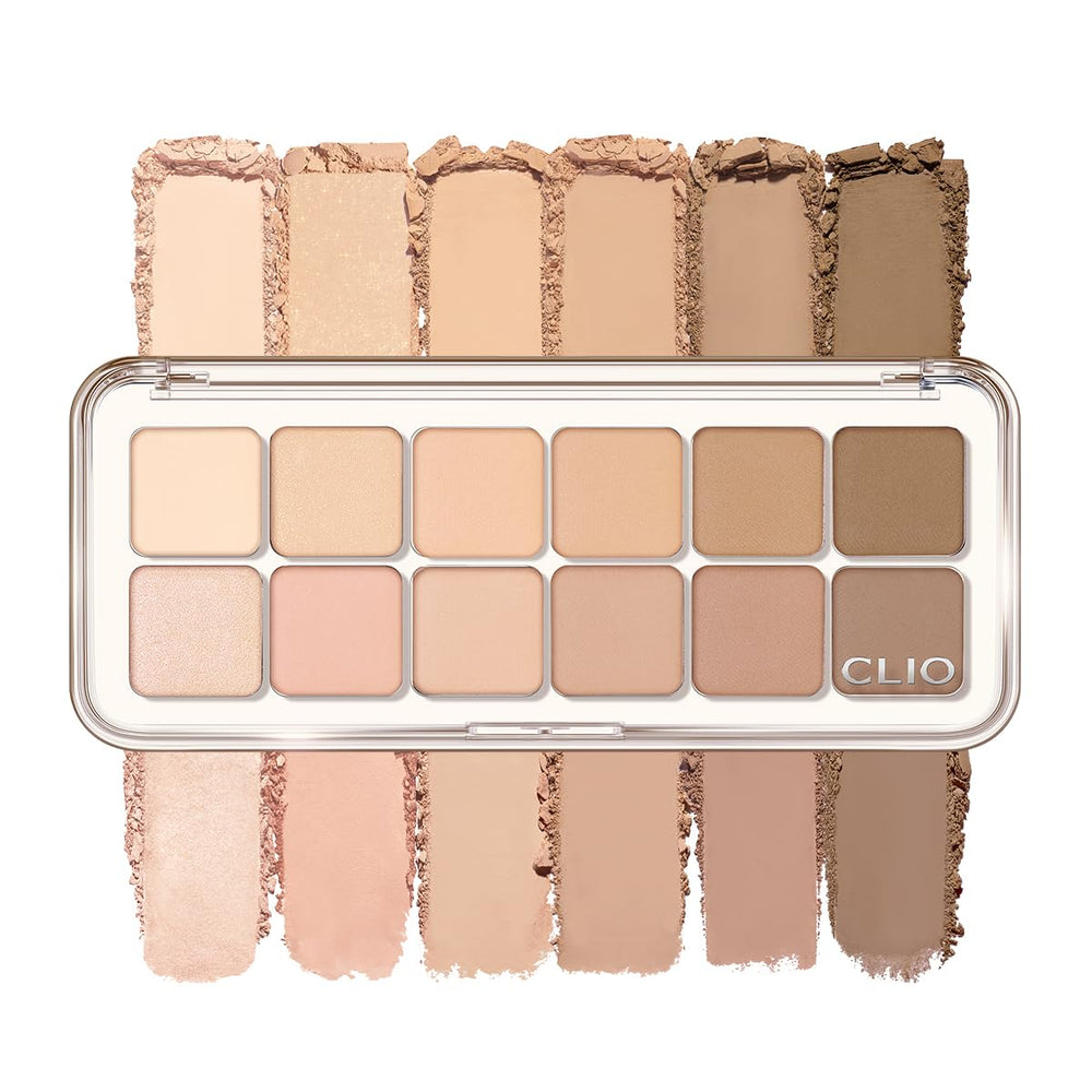 CLIO PRO EYE PALETTE AIR Latte Senior - base mat doux pour un résultat naturel rapide.