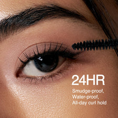CLIO Kill Lash Superproof Mascara, rizo sostenido y mirada más abierta durante el día.