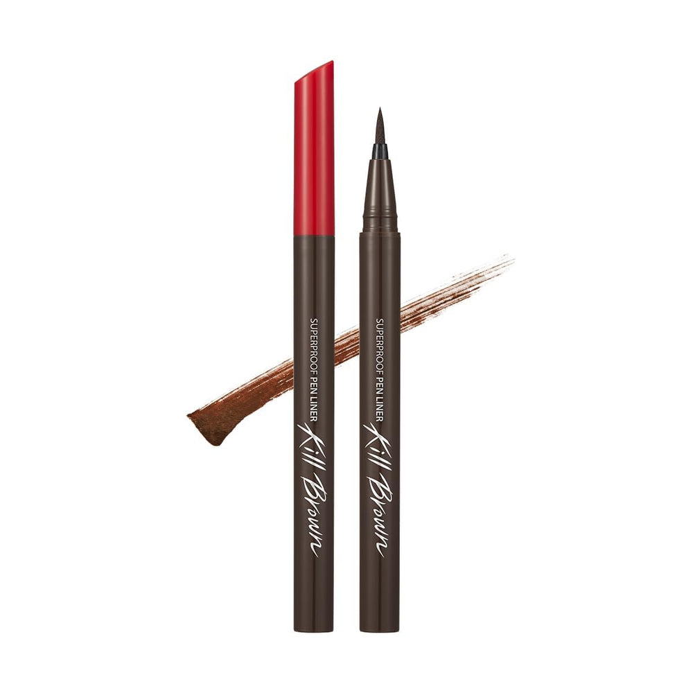 CLIO Superproof delineador líquido con aplicador fino para trazos precisos durante el delineado
