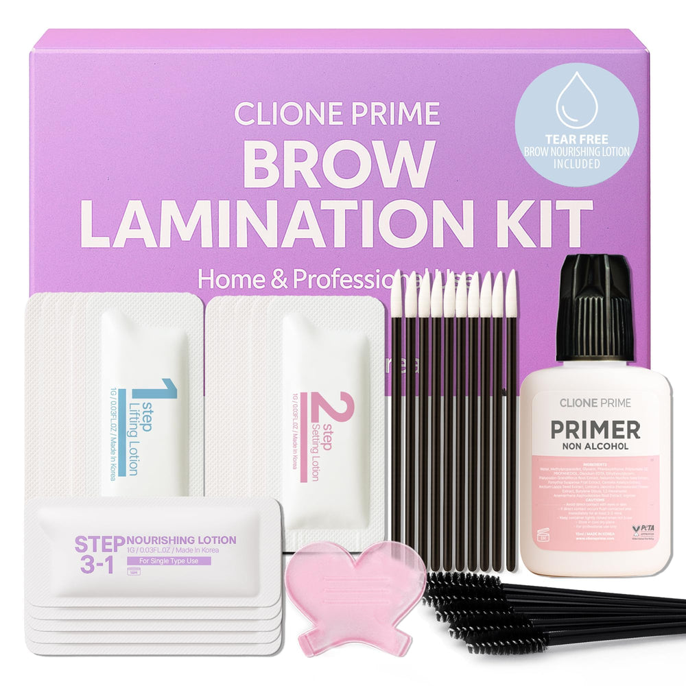CLIONE PRIME kit laminacion cejas domicilio: resultados duraderos en casa.