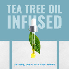 Cliradex Toallitas: ingredientes con aceite de árbol de té para descongestionar suavemente.