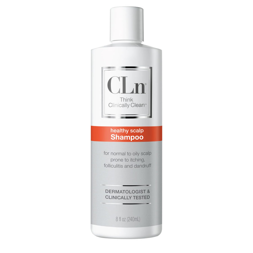 CLn Shampoo enfoque clarificante, limpieza profunda del cuero cabelludo para piel grasa.
