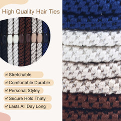 Las ligas Clofiak para cabello de hombres, pulsera doble función, combinan estilo y practicidad.