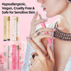 CLOTHES OF SKIN pack 4 perfumes, aromas florales para combinar en el día