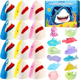 CLOUQUAR bombe de bain requin bleu avec parfum et écume colorée
