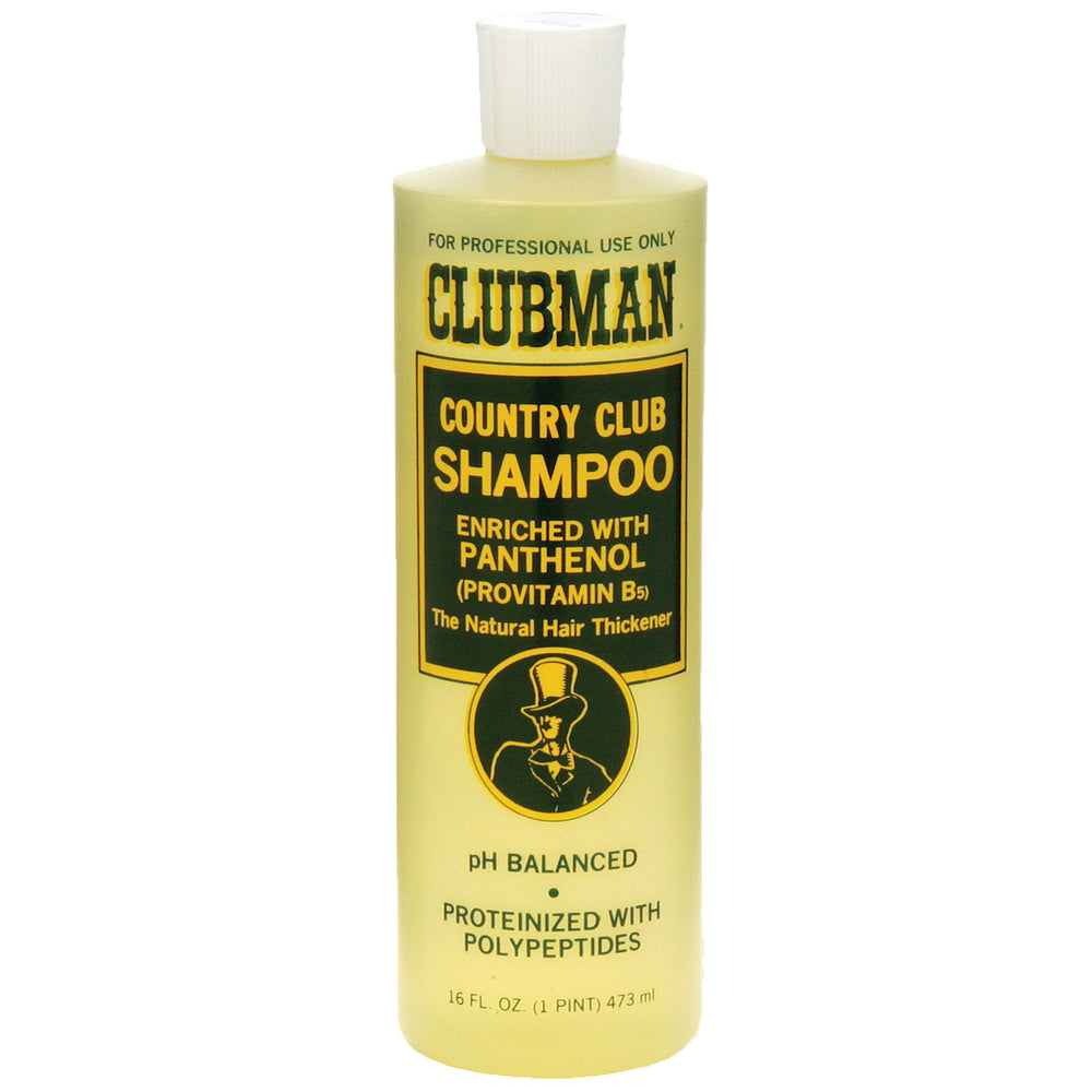 Champú Clubman Country Club, bote 473 ml para lavado diario y cuidado suave.