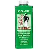 Clubman Pinaud Finest Powder, envase clásico para control de sudor y sensación seca.