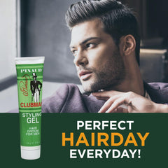 Clubman Pinaud Gel: aplicación suave para peinar sin grasa.