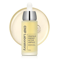 CNP Honey Glow Serum, botella de 35 ml, hidratación profunda para piel sensible.