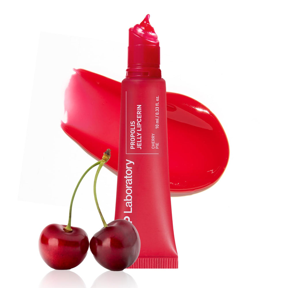 CNP Propolis Jelly Lipcerin 04 Cherry Pie, aplicador de gel suave para labios hidratados.