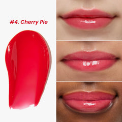 CNP Propolis Jelly Lipcerin 04 Cherry Pie, textura tipo gel que desliza sin esfuerzo.