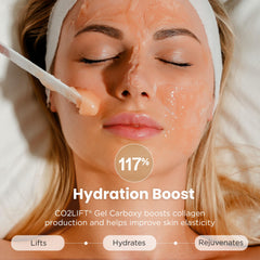 CO2Lift textura gel refrescante con sensación suave en piel.