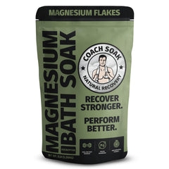 Coach Soak con escamas de magnesio para recuperación muscular tras entreno