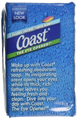 Coast jabon-original-azul-espuma-en-mano, sensación cremosa al lavarse.