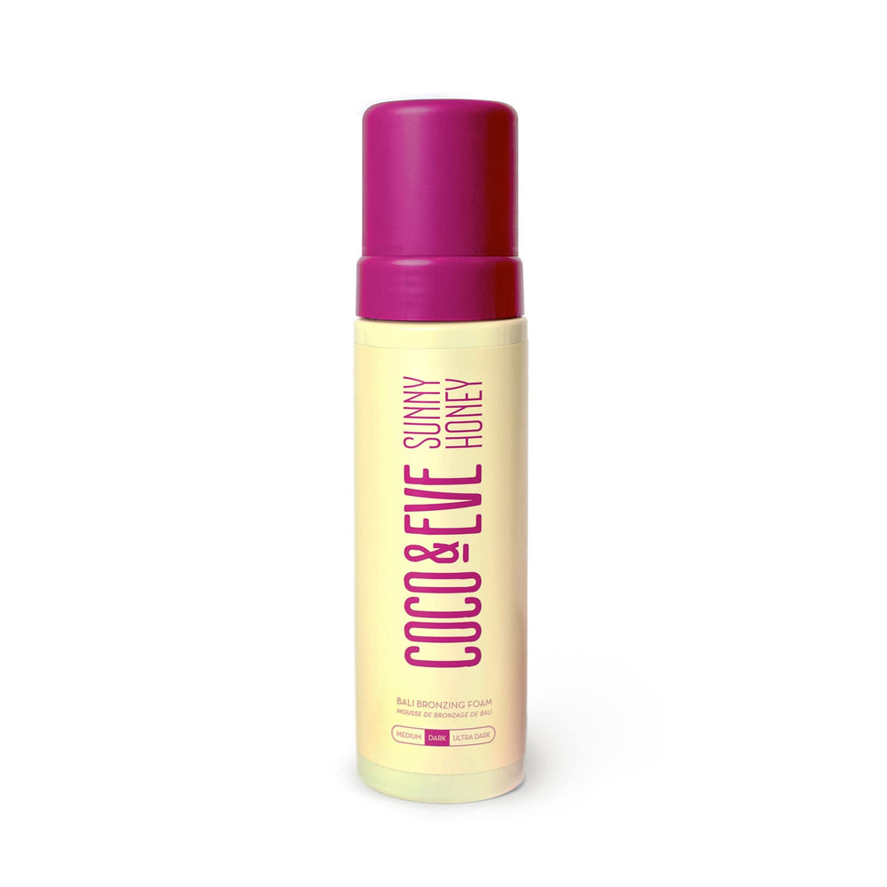Coco & Eve Sunny Honey Bali: botella de mousse bronceador para un acabado natural