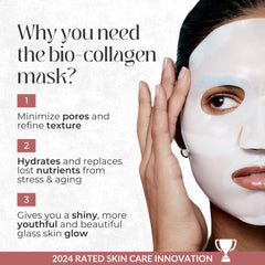 COCOBEAUTY mascarilla de bio-colágeno para hidratación profunda y mayor elasticidad