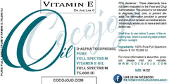 Cocojojo vitamina E aceite gotero: aplicación diaria precisa
