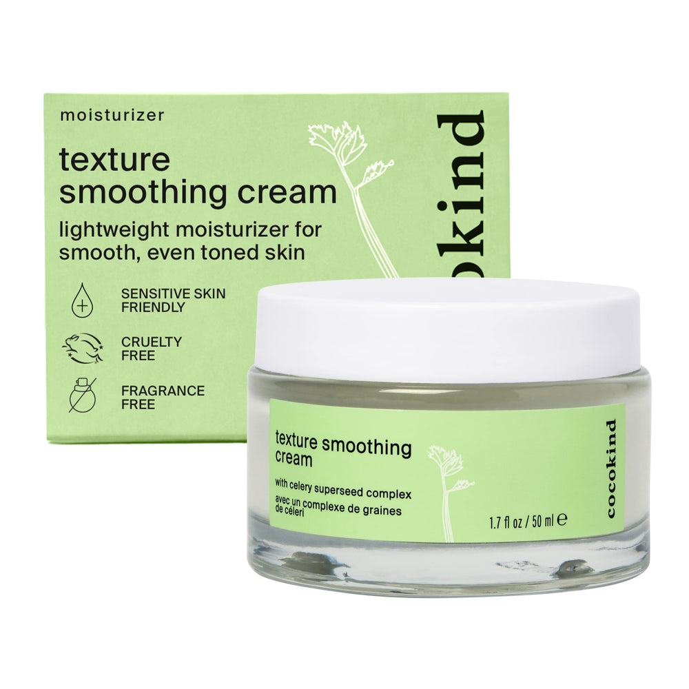 Cocokind crema texturizante para rostro hidrata y suaviza la piel