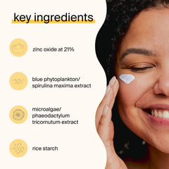 Cocokind Daily SPF texture swatch displaying a non-greasy, dewy finish