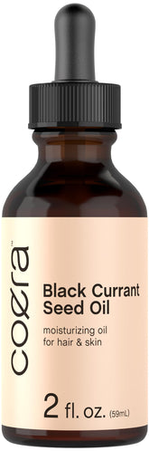 Coera Aceite de Grosella Negra, botella de 60 ml, hidratación para cabello y piel.