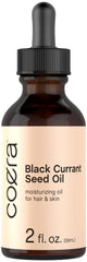 Coera Aceite de Grosella Negra, botella de 60 ml, hidratación para cabello y piel.