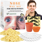 CoFashion kit cera nariz aplicadores para depilar vello nasal rápido y limpio.
