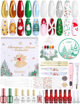 Beetles Gel Polish coffret Merry Glitzmas—coffret festif pour créer des ongles éblouissants.