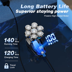 Coklean Motor de 8500RPM que corta el cabello grueso con facilidad.