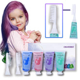 Colayerist kit color pelo cuatro colores para estilos divertidos y seguros