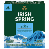 Colgate Irish Spring barra helada, frescura instantánea para empezar el día.