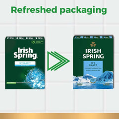 Colgate Irish Spring pack de 3 barras, ahorro y uso continuo.