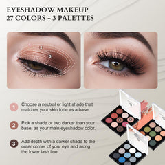 Color Nymph palette-yeux-nuances pour créer des looks quotidiens ou festifs.