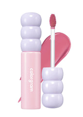 Colorgram Fruity Glass Tint 07 Shy Guava ofrece brillo jugoso para labios hidratados.