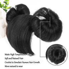colorvay diadema clip ajuste cabeza negro: se adapta a tallas pequeñas.