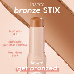 ColourPop aplicación en pómulos para contorno ligero y definido.