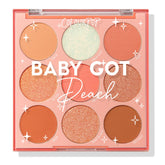 ColourPop Baby Got Peach: paleta sombras naranja y coral para looks intensos.