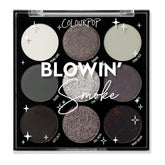 ColourPop Blowin' Smoke, paleta frontal para un look ahumado suave.