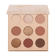 ColourPop Nude Mood: paleta tonos caramelo y cobre para looks cálidos duraderos.