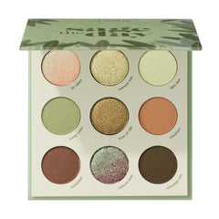 ColourPop Sage the Day: frente de la paleta con tonos salvia y oliva para look suave