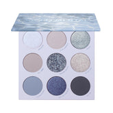 ColourPop So Elemental paleta sombras azul y plata para looks modernos y duraderos.