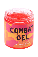 Combat Gel: textura satinada, aplicación suave para definir rizos y bordes.