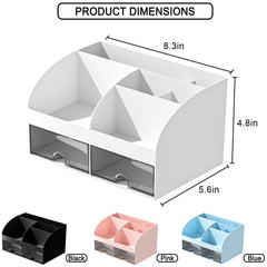 COMFYROOM Organisateur-maquillage tiroirs-dedies 2P — compartiments séparés pour les cosmétiques et outils.