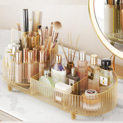 COMFYROOM organizador-makeup-rotatorio-vanidad: acceso rápido a pinceles y cosméticos.