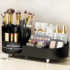 COMFYROOM organizador giratorio de maquillaje para encimera, mantiene brochas a la mano.