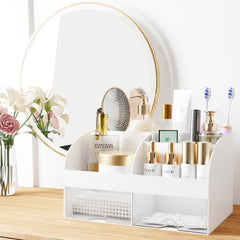 COMFYROOM organizador maquillaje, gavetas translúcidas, localiza productos con facilidad.